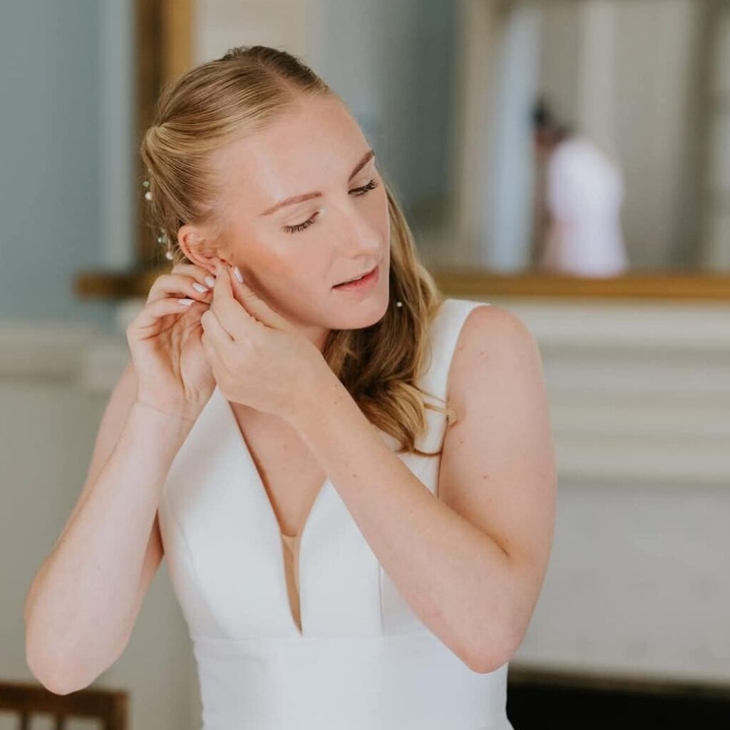 bride makeup wedding day